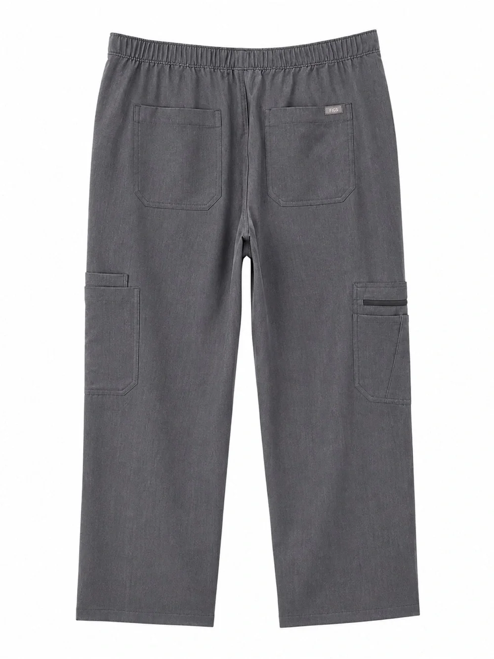 FIGS Men’s Cairo Straight-Leg Scrub Pants Gray Size XL Technical Collection